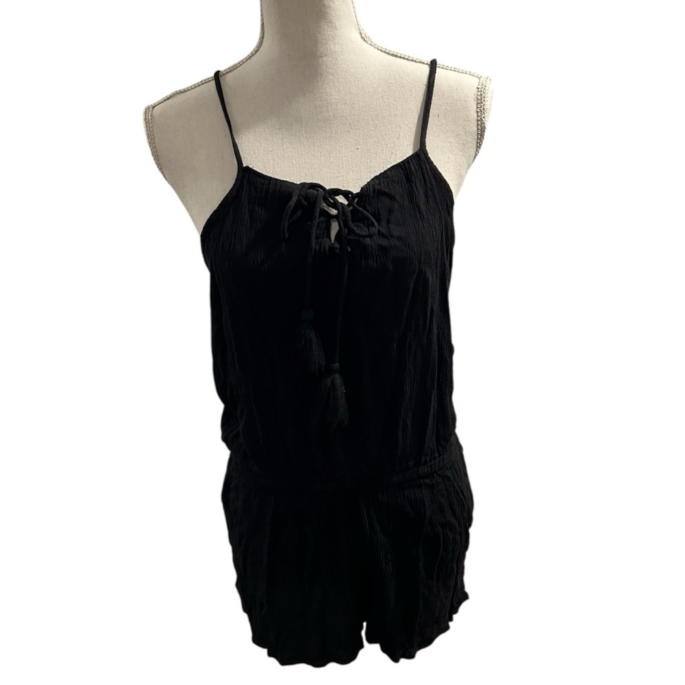 Old Navy Black Spaghetti Strap Romper